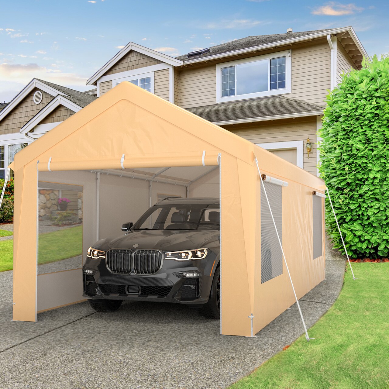 Portable top car canopy